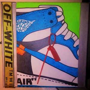 3D REAL off white pop art